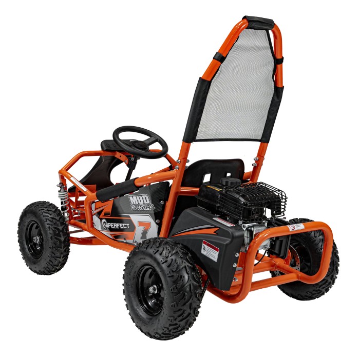 Pojazd Gokart Spalinowy MUD MONSTER Pomarańczowy-5 7821 