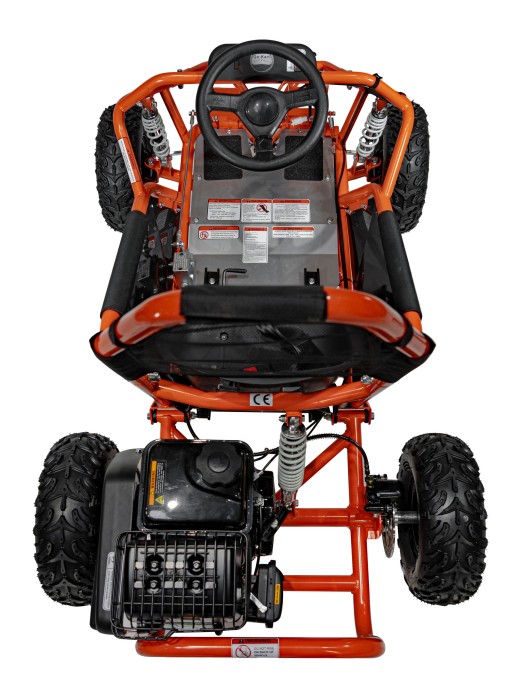 Pojazd Gokart Spalinowy MUD MONSTER Pomarańczowy-8 7821 