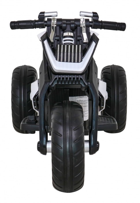 Motor Future na akumulator dla dzieci Biały + Panel audio + Wolny Start + Koła EVA-3 7823 