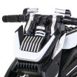 Motor Future na akumulator dla dzieci Biały + Panel audio + Wolny Start + Koła EVA-9 7823 