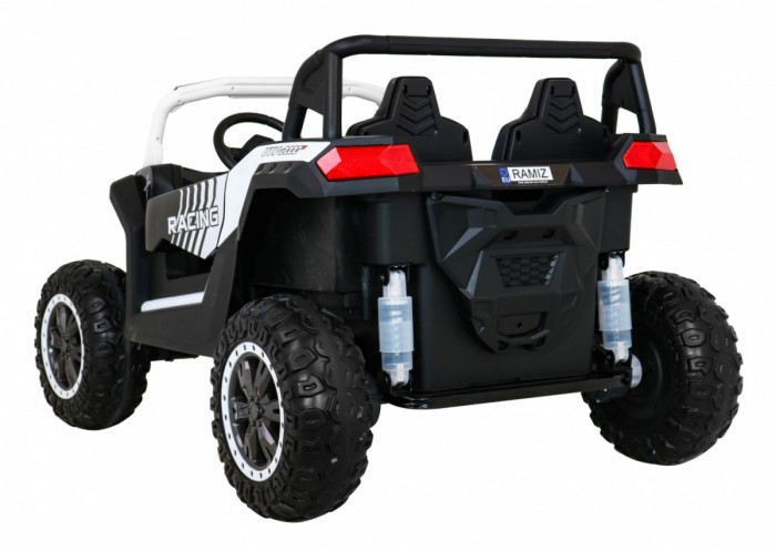 Buggy ATV Racing dla 2 dzieci Biały + Napęd 4x4 + Pilot + Wolny Start + MP3 LED-5 7827 