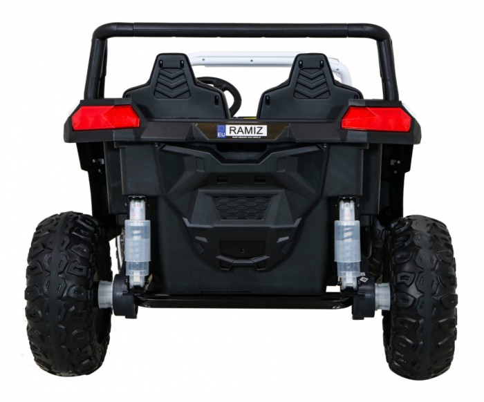 Buggy ATV Racing dla 2 dzieci Biały + Napęd 4x4 + Pilot + Wolny Start + MP3 LED-6 7827 