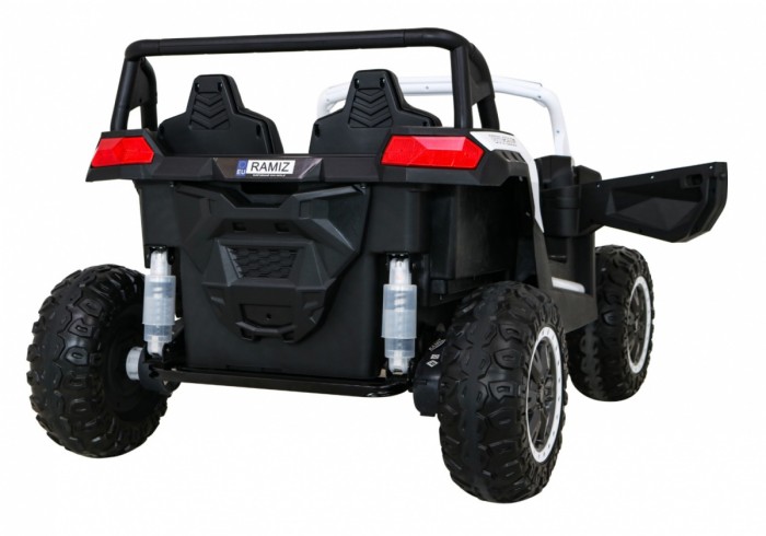 Buggy ATV Racing dla 2 dzieci Biały + Napęd 4x4 + Pilot + Wolny Start + MP3 LED-7 7827 