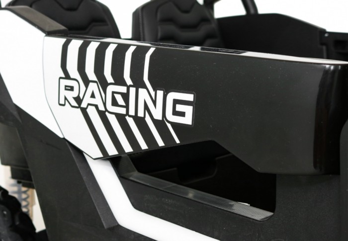 Buggy ATV Racing dla 2 dzieci Biały + Napęd 4x4 + Pilot + Wolny Start + MP3 LED-13 7827 