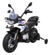 Motor BMW F850 GS na akumulator dla dzieci Biały + Kółka pomocnicze + Audio LED + Wolny Start + EVA-2 7829 