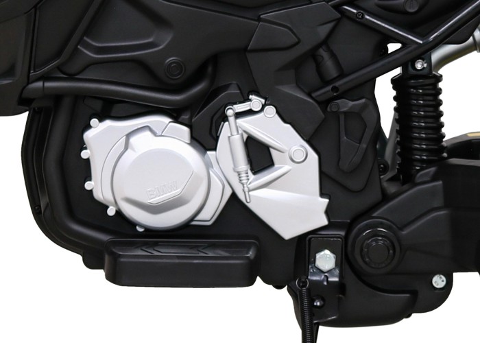 Motor BMW F850 GS na akumulator dla dzieci Biały + Kółka pomocnicze + Audio LED + Wolny Start + EVA-5 7829 