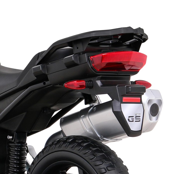 Motor BMW F850 GS na akumulator dla dzieci Biały + Kółka pomocnicze + Audio LED + Wolny Start + EVA-7 7829 