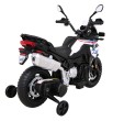 Motor BMW F850 GS na akumulator dla dzieci Biały + Kółka pomocnicze + Audio LED + Wolny Start + EVA-9 7829 
