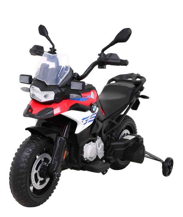 Motor BMW F850 GS na akumulator dla dzieci Czerwony + Kółka pomocnicze + Audio LED + Wolny Start + EVA-2 7830 