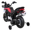 Motor BMW F850 GS na akumulator dla dzieci Czerwony + Kółka pomocnicze + Audio LED + Wolny Start + EVA-6 7830 