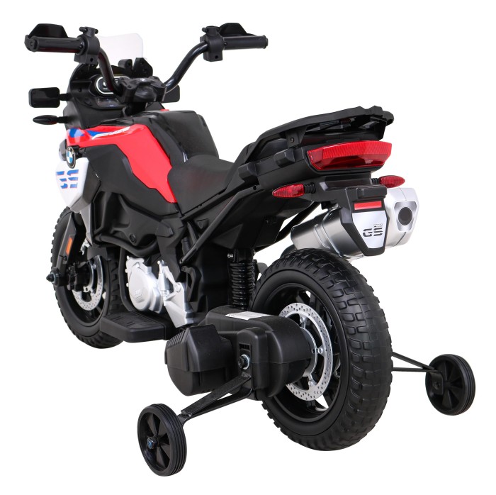 Motor BMW F850 GS na akumulator dla dzieci Czerwony + Kółka pomocnicze + Audio LED + Wolny Start + EVA-6 7830 