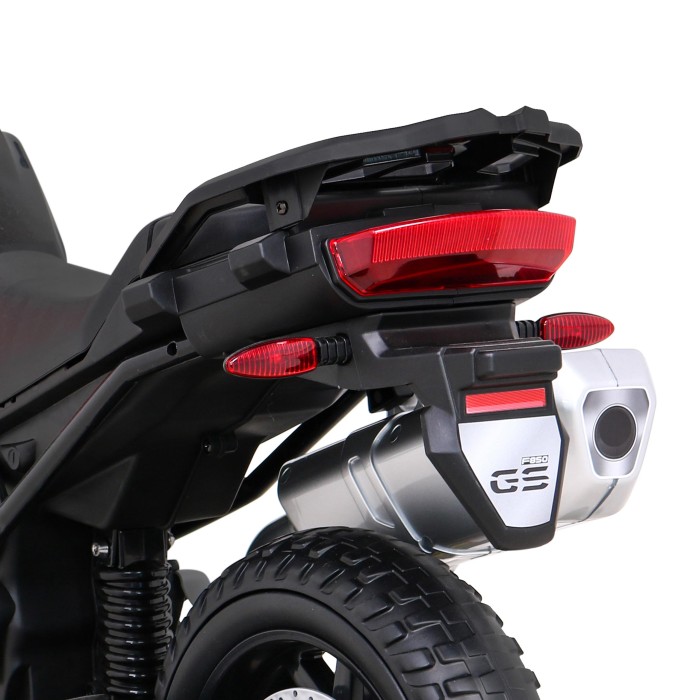 Motor BMW F850 GS na akumulator dla dzieci Czerwony + Kółka pomocnicze + Audio LED + Wolny Start + EVA-7 7830 