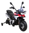 Motor BMW F850 GS na akumulator dla dzieci Czerwony + Kółka pomocnicze + Audio LED + Wolny Start + EVA-12 7830 