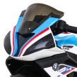 Motor BMW HP4 na akumulator dla dzieci Biały + 3 Koła + LED + MP3 USB + Ekoskóra-3 7833 