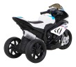 Motor BMW HP4 na akumulator dla dzieci Biały + 3 Koła + LED + MP3 USB + Ekoskóra-10 7833 
