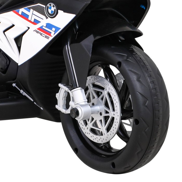 Motor BMW HP4 na akumulator dla dzieci Biały + 3 Koła + LED + MP3 USB + Ekoskóra-13 7833 