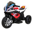 Motor BMW HP4 na akumulator dla dzieci Czerwony + 3 Koła + LED + MP3 USB + Ekoskóra-2 7834 