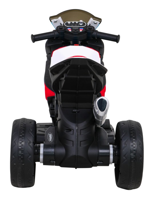 Motor BMW HP4 na akumulator dla dzieci Czerwony + 3 Koła + LED + MP3 USB + Ekoskóra-7 7834 