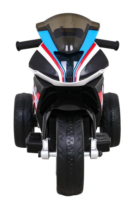 Motor BMW HP4 na akumulator dla dzieci Czerwony + 3 Koła + LED + MP3 USB + Ekoskóra-14 7834 