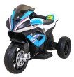 Motor BMW HP4 na akumulator dla dzieci Niebieski + 3 Koła + LED + MP3 USB + Ekoskóra-4 7835 