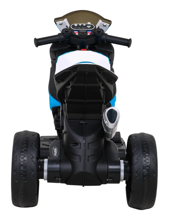 Motor BMW HP4 na akumulator dla dzieci Niebieski + 3 Koła + LED + MP3 USB + Ekoskóra-9 7835 