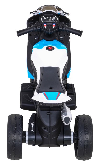 Motor BMW HP4 na akumulator dla dzieci Niebieski + 3 Koła + LED + MP3 USB + Ekoskóra-10 7835 