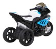 Motor BMW HP4 na akumulator dla dzieci Niebieski + 3 Koła + LED + MP3 USB + Ekoskóra-12 7835 