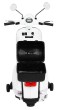 Skuter Vespa elektryczny dla dzieci Biały + Kółka pomocnicze + Audio + Ekoskóra + EVA + Wolny Start-7 7836 