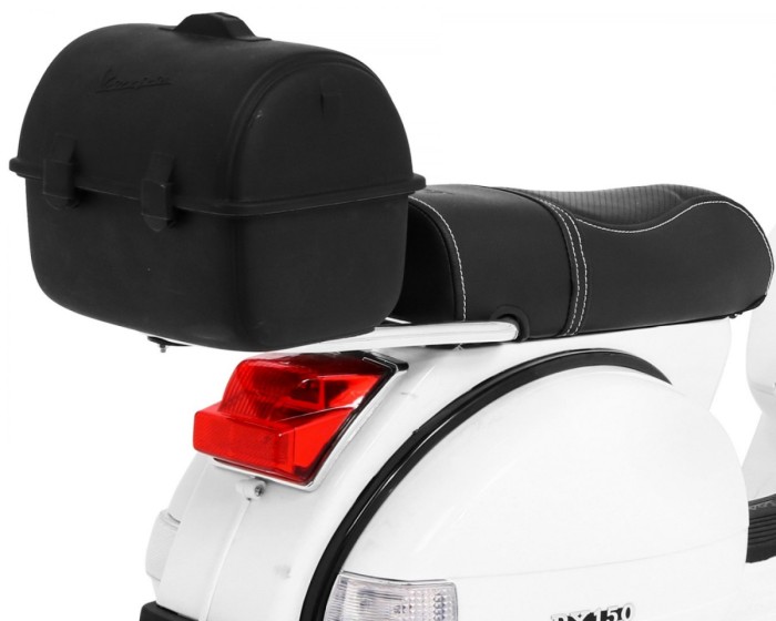 Skuter Vespa elektryczny dla dzieci Biały + Kółka pomocnicze + Audio + Ekoskóra + EVA + Wolny Start-10 7836 