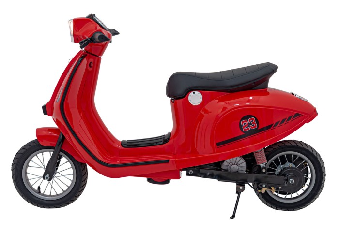 Pojazd Skuter Retro 23 Czerwony-4 7851 