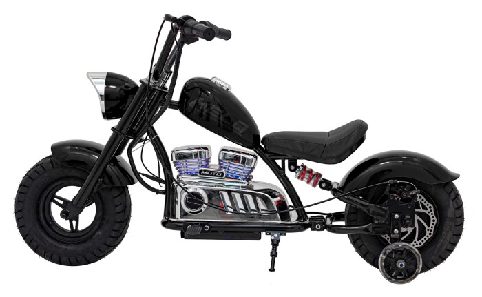 Pojazd Motorek Chopper Warrior Czarny-4 7854 