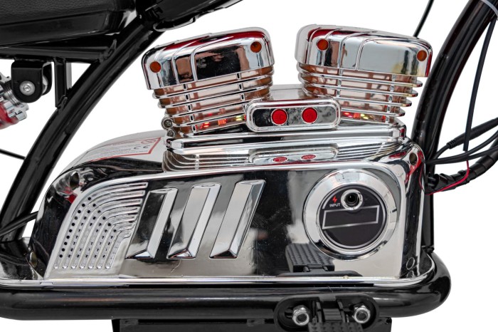 Pojazd Motorek Chopper Warrior Czarny-13 7854 