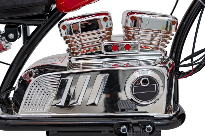 Pojazd Motorek Chopper Warrior Czerwony-13 7855 