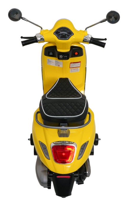 Pojazd Skuter Vespa ROMA Żółty-10 7859 