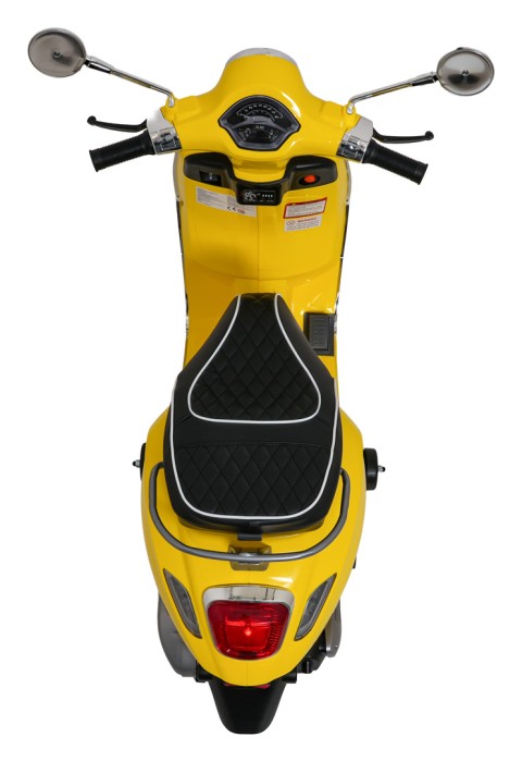 Pojazd Skuter Vespa ROMA Żółty-11 7859 