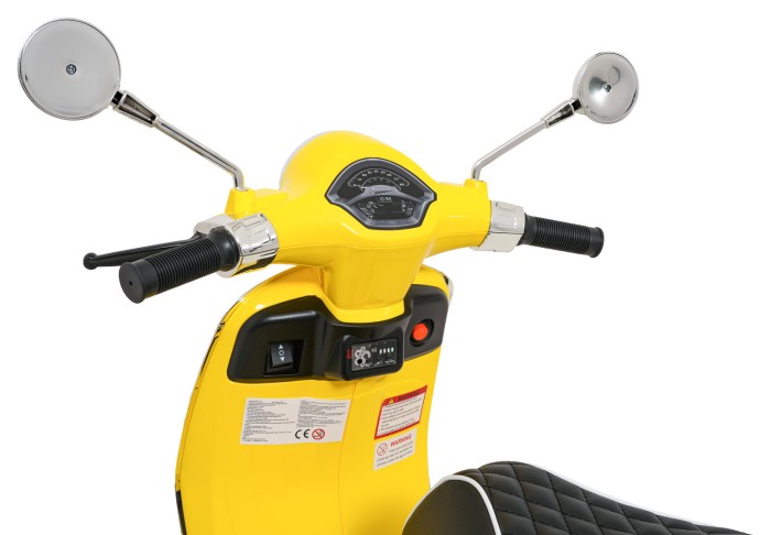 Pojazd Skuter Vespa ROMA Żółty-14 7859 