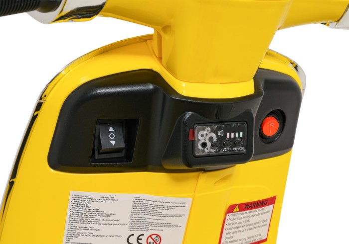 Pojazd Skuter Vespa ROMA Żółty-15 7859 