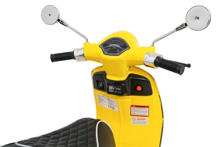 Pojazd Skuter Vespa ROMA Żółty-16 7859 