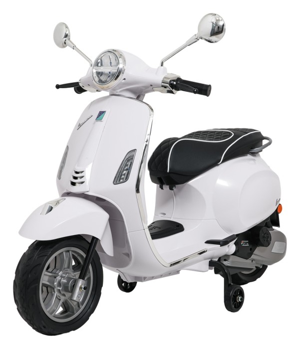 Pojazd Skuter Vespa ROMA Biały motorek dla dziecka-3 7860 