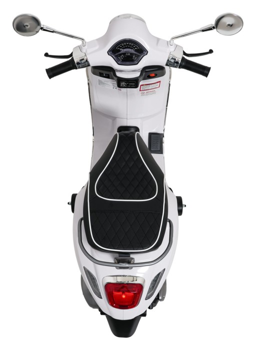 Pojazd Skuter Vespa ROMA Biały motorek dla dziecka-9 7860 