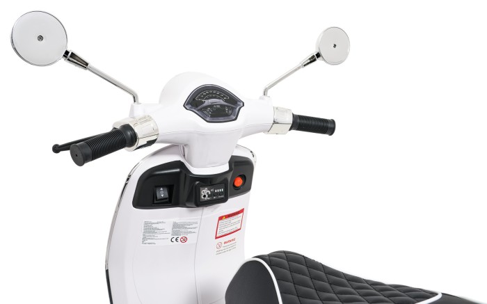 Pojazd Skuter Vespa ROMA Biały motorek dla dziecka-12 7860 