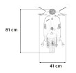 Pojazd Skuter Vespa ROMA Biały motorek dla dziecka-28 7860 