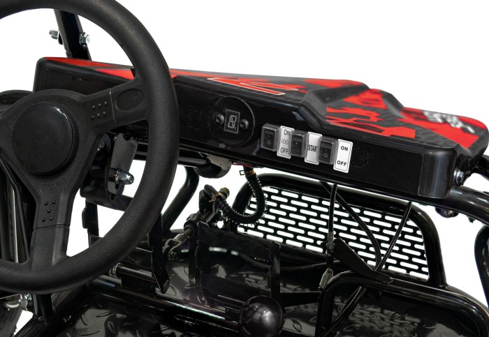 Pojazd BUGGY Spalinowy LUCKY SEVEN LIFT Czerwony-15 7883 