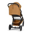 Cybex Beezy 3.0 w kolorze Cinnamon Yellow - widok z tyłu