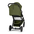 Cybex Beezy 3.0 w kolorze Moss Green - widok z tyłu