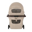 CYBEX Orfeo wózek spacerowy w kolorze Almond Beige - daszek z okienkiem wentylacyjnym