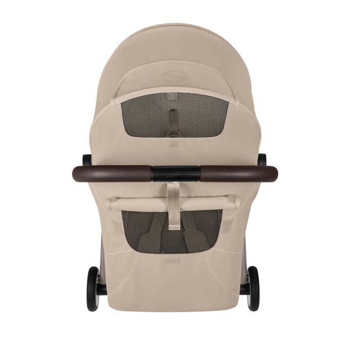 CYBEX Orfeo wózek spacerowy w kolorze Almond Beige - daszek z okienkiem wentylacyjnym