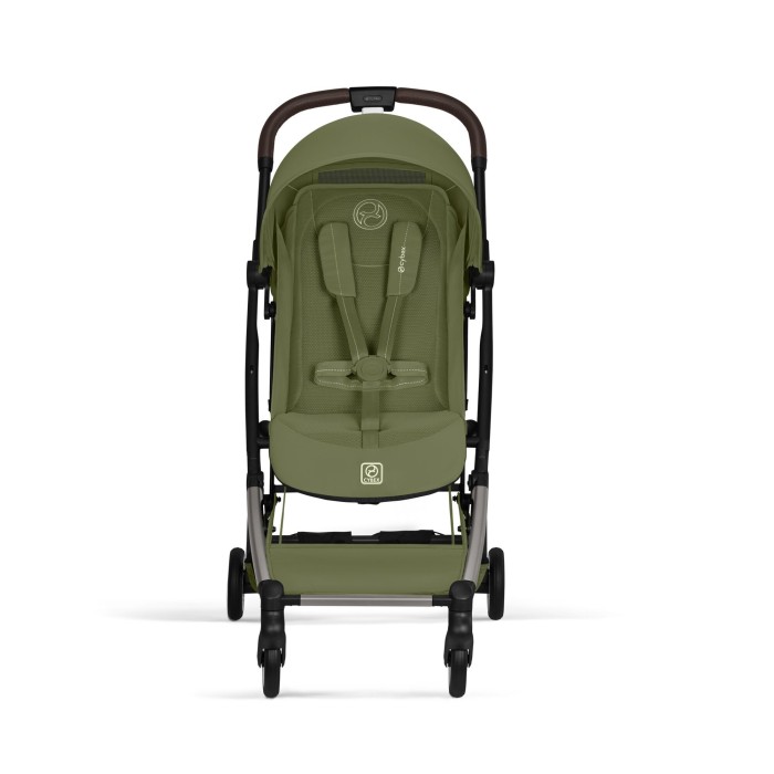 CYBEX Orfeo wózek spacerowy w kolorze Moss Green - widok na siedzisko z pasami