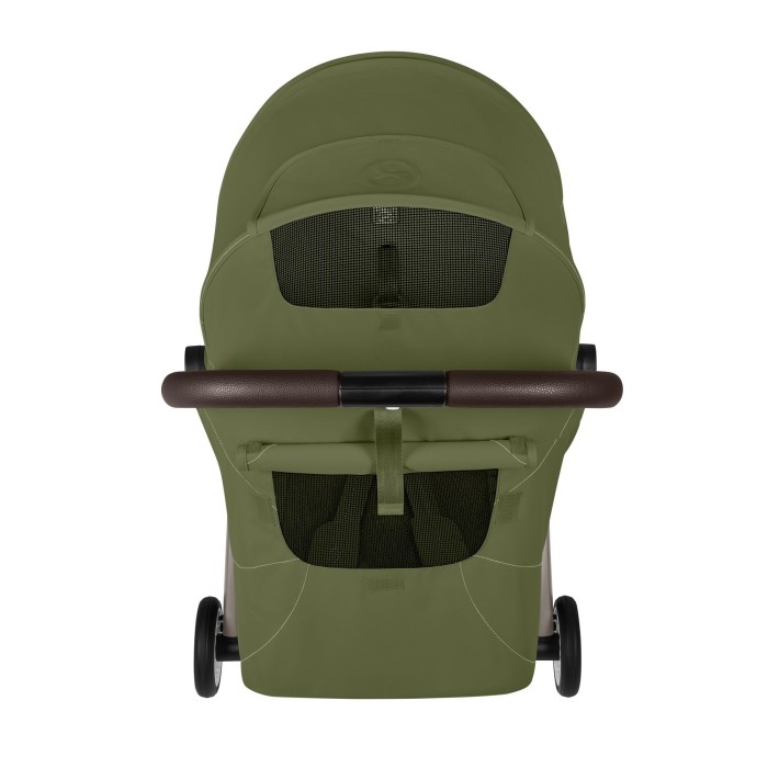 CYBEX Orfeo wózek spacerowy w kolorze Moss Green - daszek z okienkiem wentylacyjnym