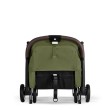 CYBEX Orfeo wózek spacerowy w kolorze Moss Green- widok złożonego wózka od frontu